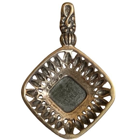 Carolyn Pollack Necklace & Pendant Set Multi Kinds of Green Stones & Shades - Picture 13 of 13